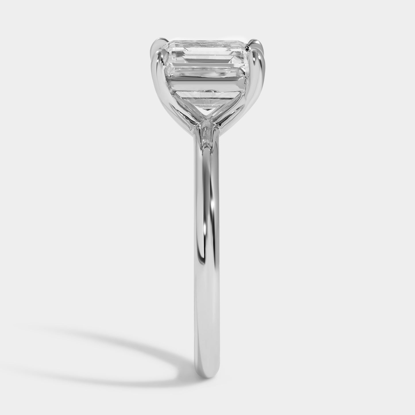 Caitlin - 3.03ct Lab Grown Carre Engagement Ring