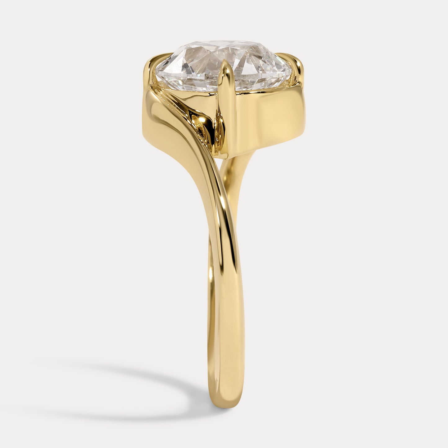 Alex - 3.06ct Lab Grown Old European Engagement Ring