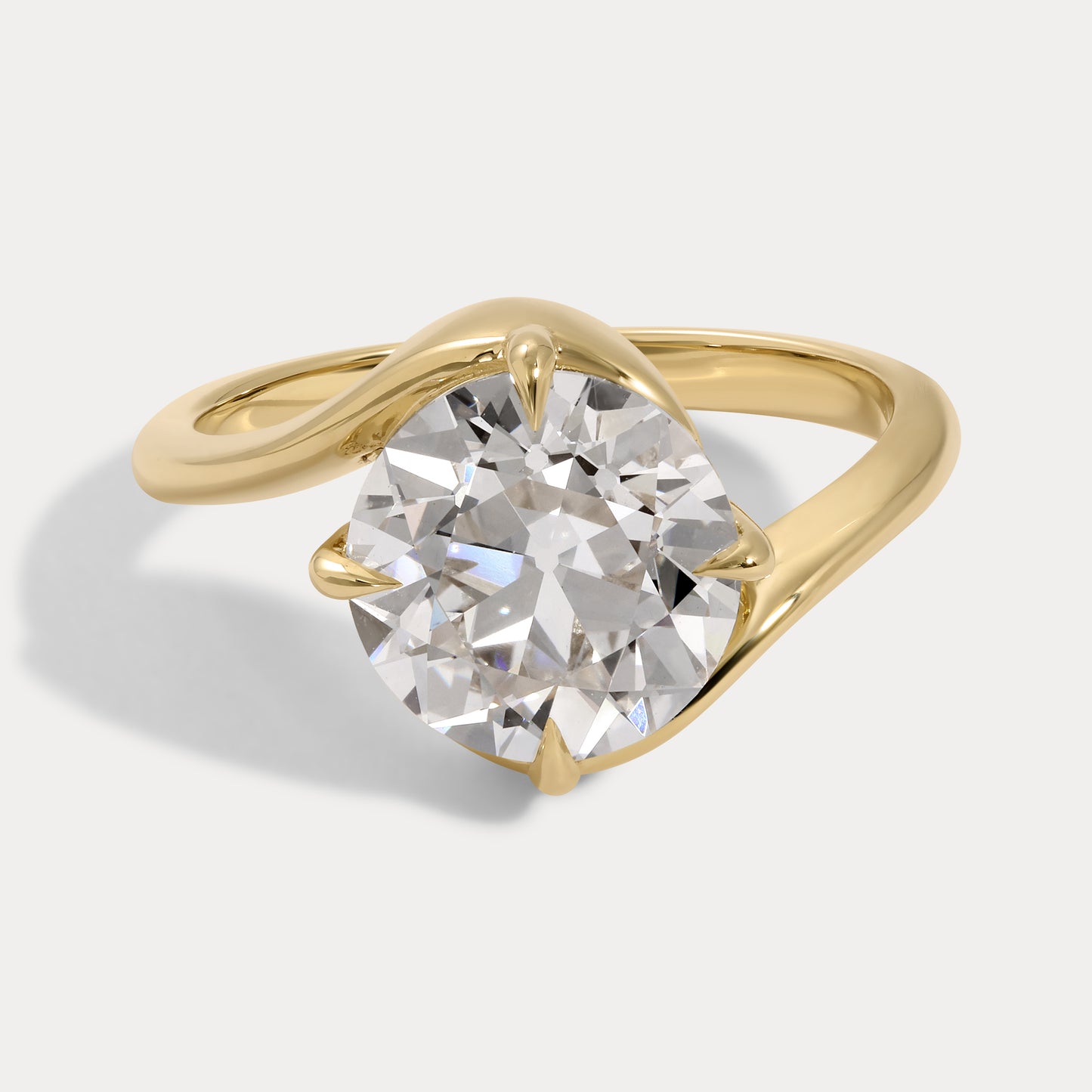 Alex - 3.06ct Lab Grown Old European Engagement Ring