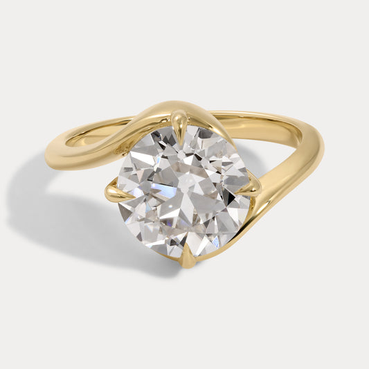 Alex - 3.06ct Lab Grown Old European Engagement Ring