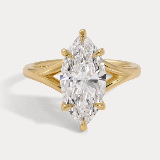 Penny - 3.03ct Lab Grown Marquise Engagement Ring