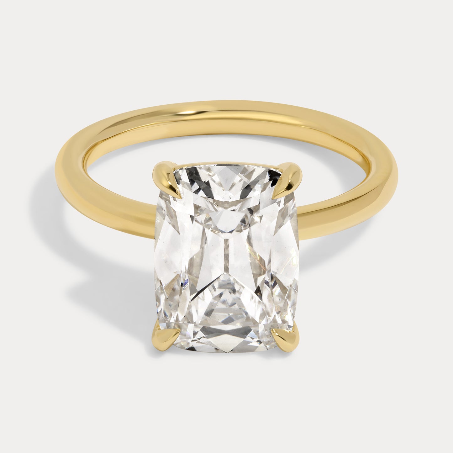 Sadie - 4.08ct Lab Grown Old Mine Engagement Ring
