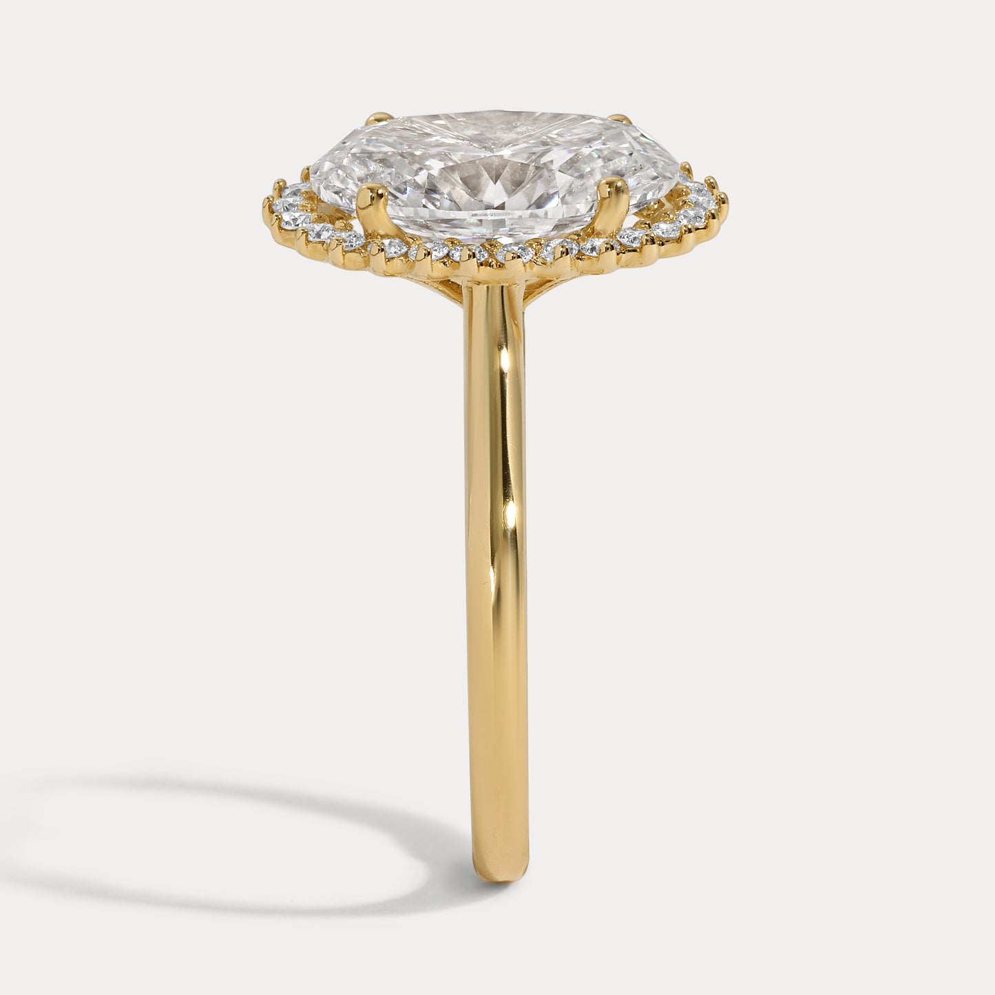 Kate - 3.01ct Lab Grown Oval Engagement Ring