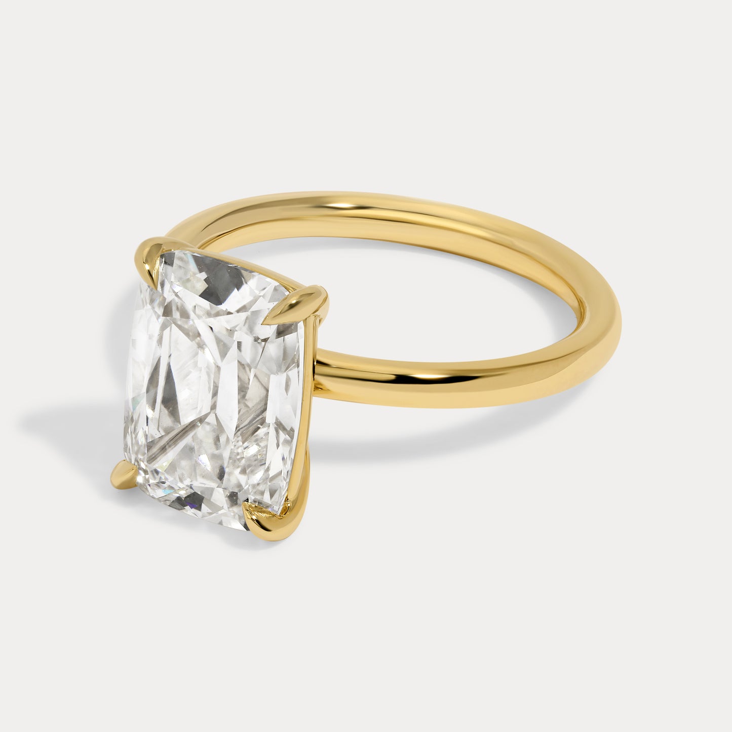 Sadie - 4.08ct Lab Grown Old Mine Engagement Ring
