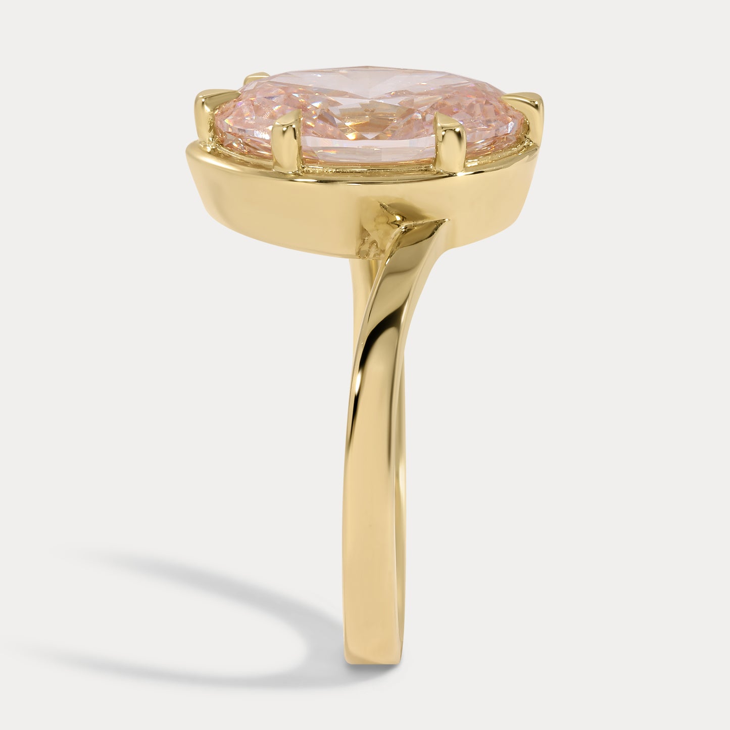 Clara - 3.03ct Lab Grown Pink Diamond Ring