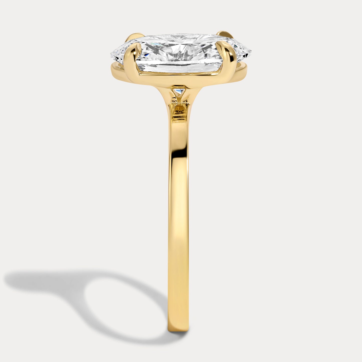 Mary - 2.52ct Lab Grown Oval Engagement Ring