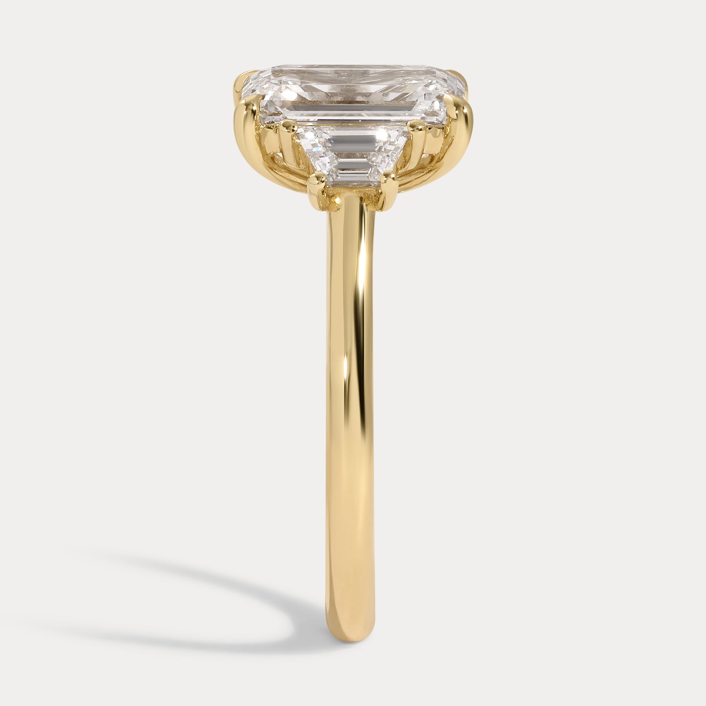 Jessica - 2.77ct Lab Grown Emerald Engagement Ring