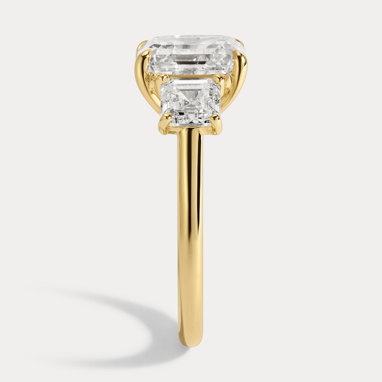 Jill - 5.04ct Lab Grown Asscher Engagement Ring