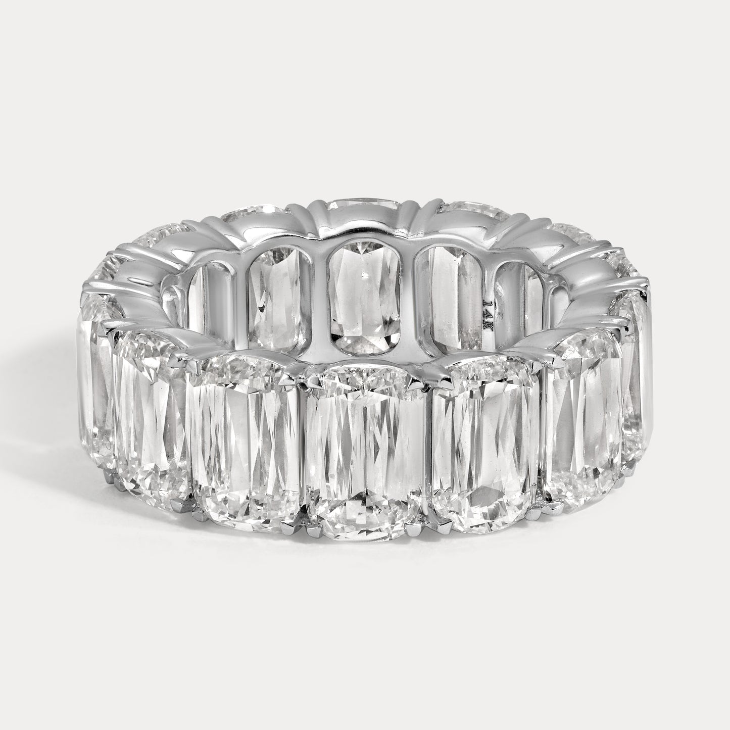Crisscut Eternity Diamond Band