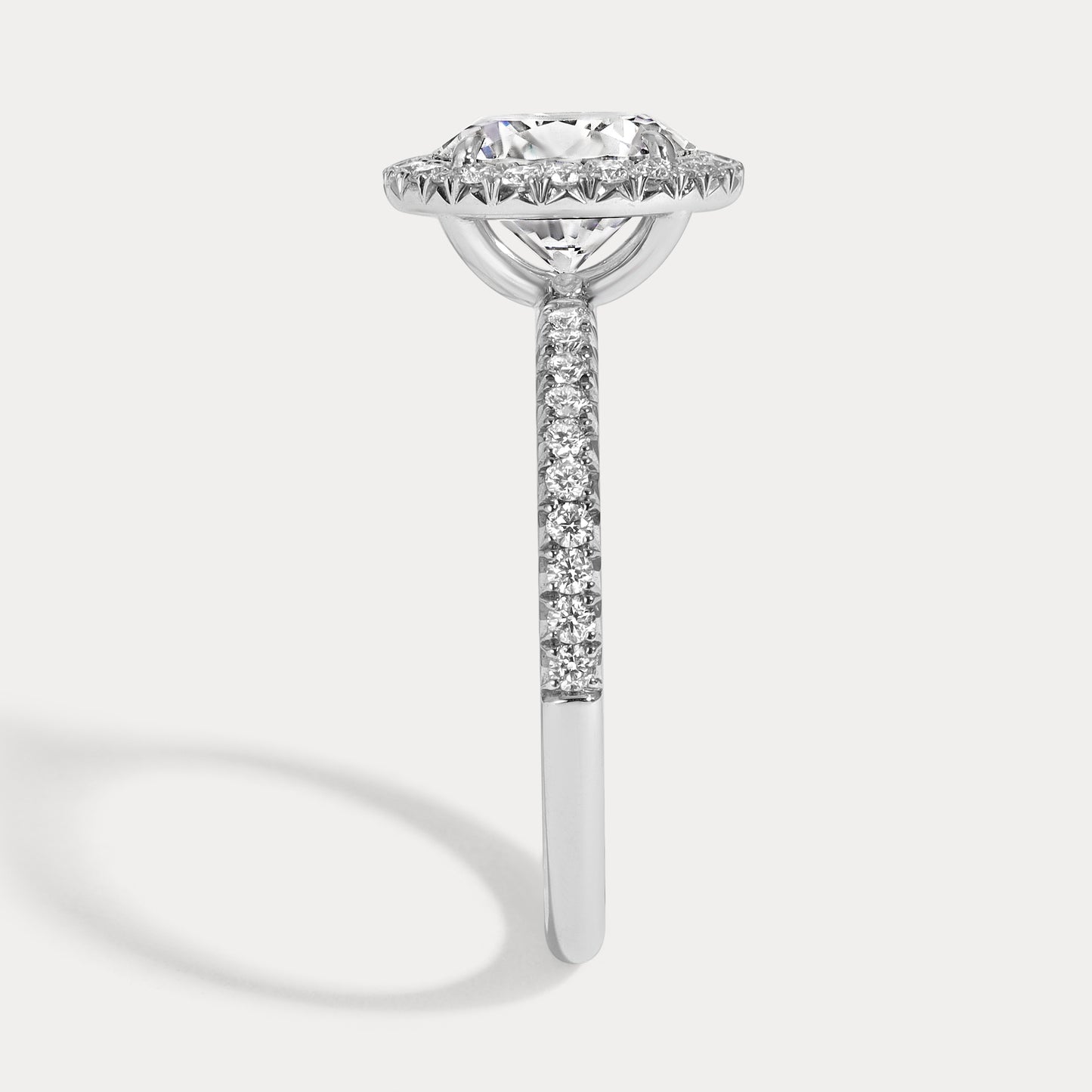 Sabrina - 3.01ct Earth Mined Round Engagement Ring