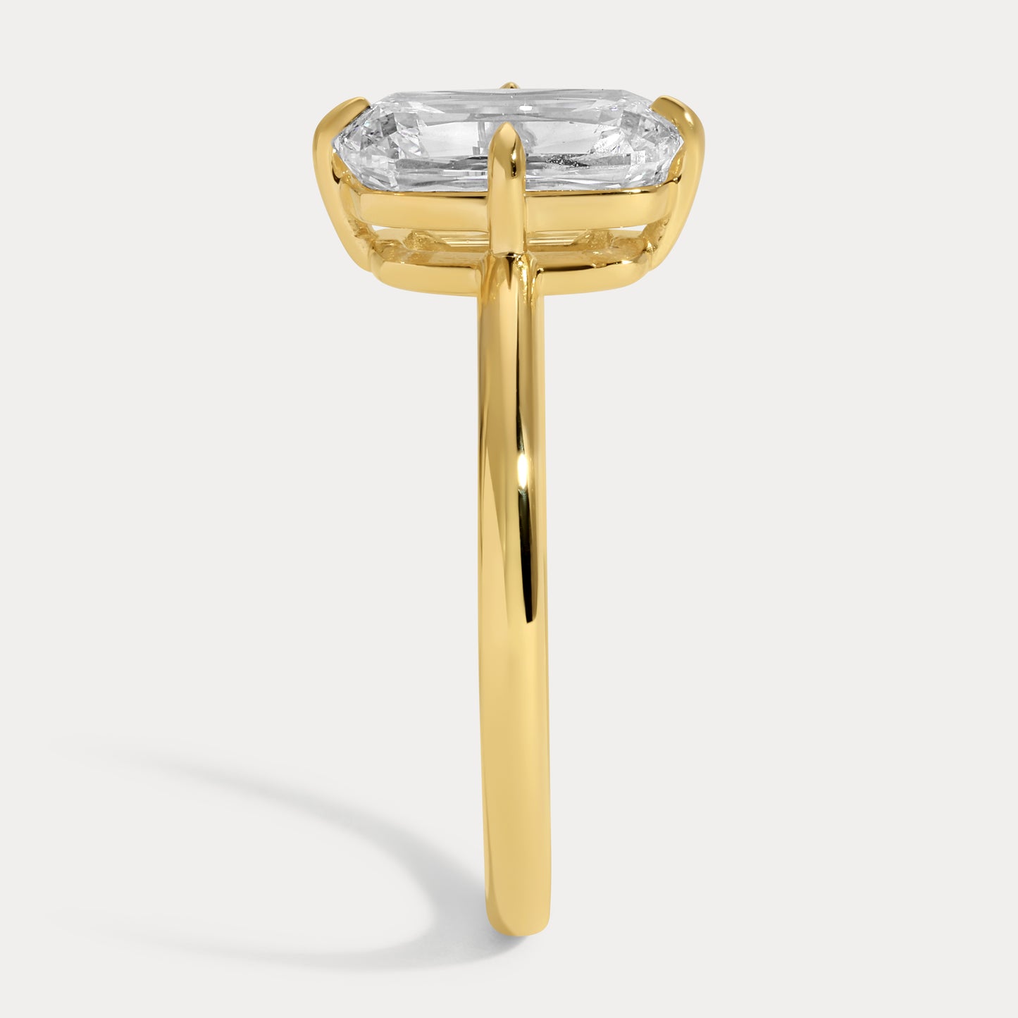 Dani - 2.03ct Lab Grown Crisscut Engagement Ring