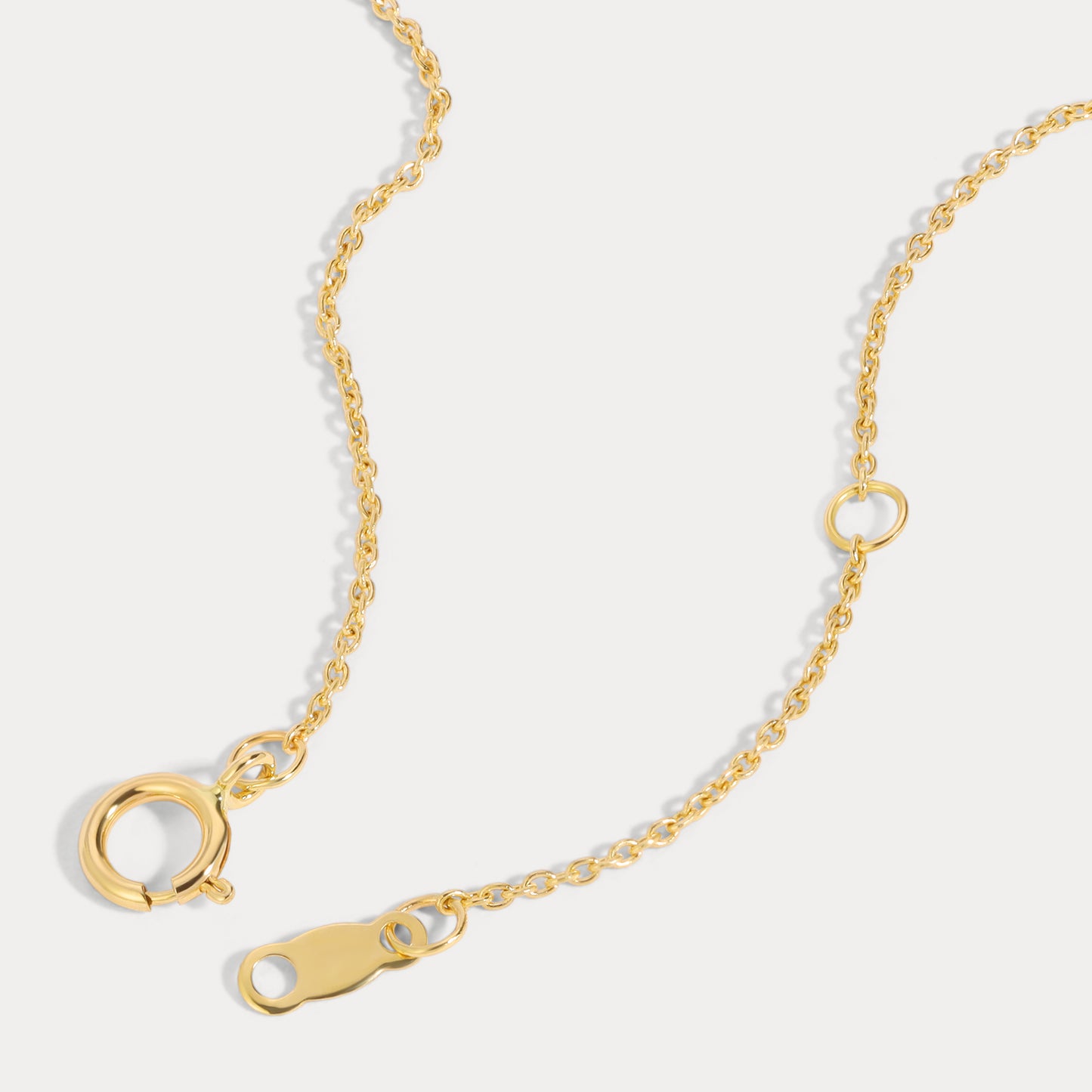 Graduating Round Diamond Necklace