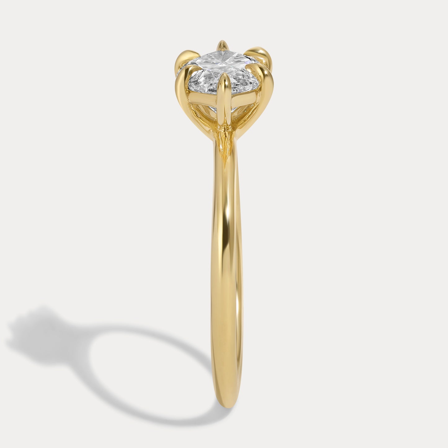 Bess - 3.74ct Earth Mined Marquise Engagement Ring