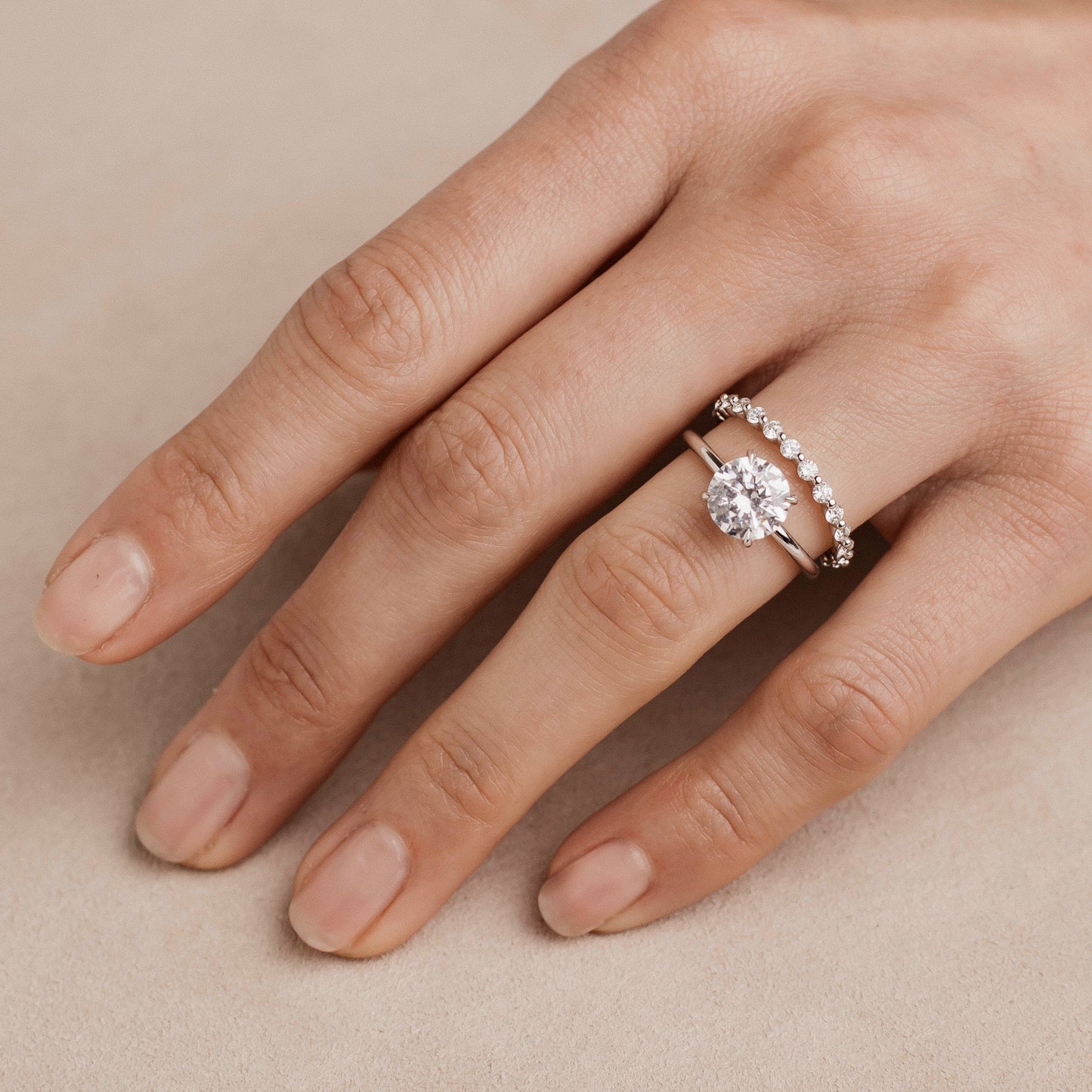 Christina - 2.91ct Lab Grown Round Engagement Ring