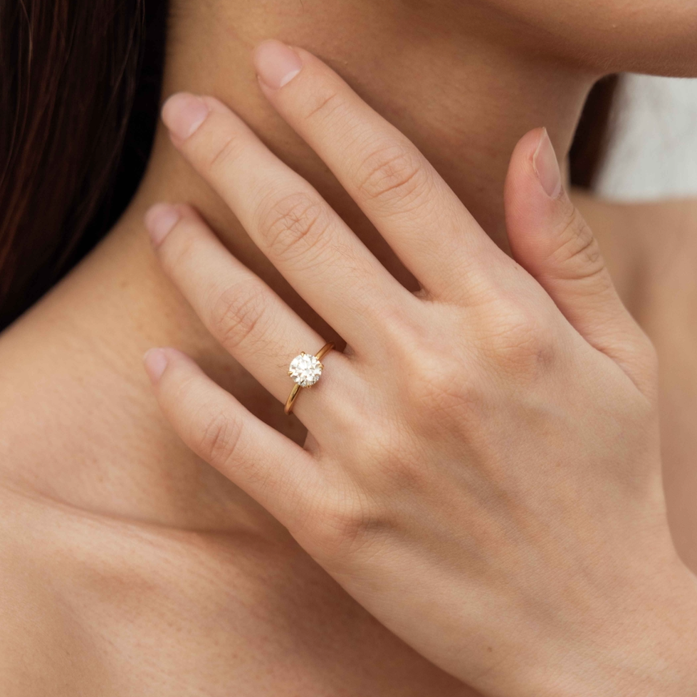 Esme - 1.20ct Lab Grown Round Engagement Ring