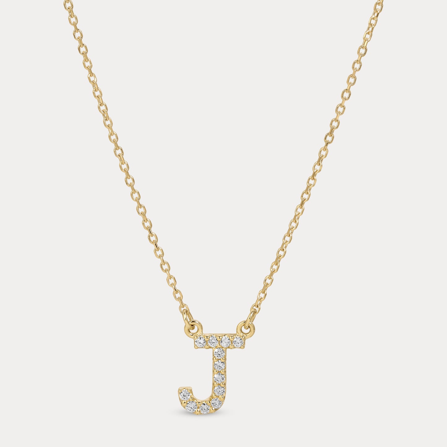Initial Diamond Necklace