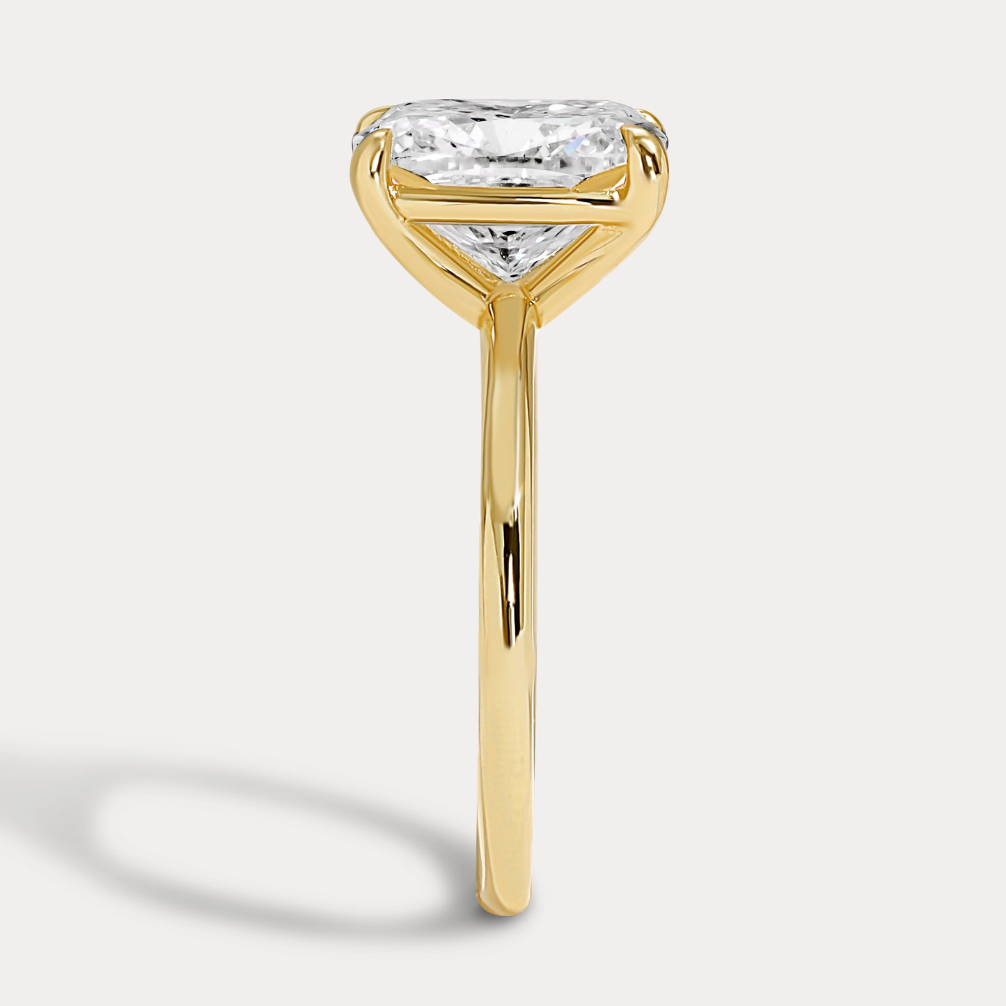 Ayla - 3.08ct Lab Grown Cushion Engagement Ring