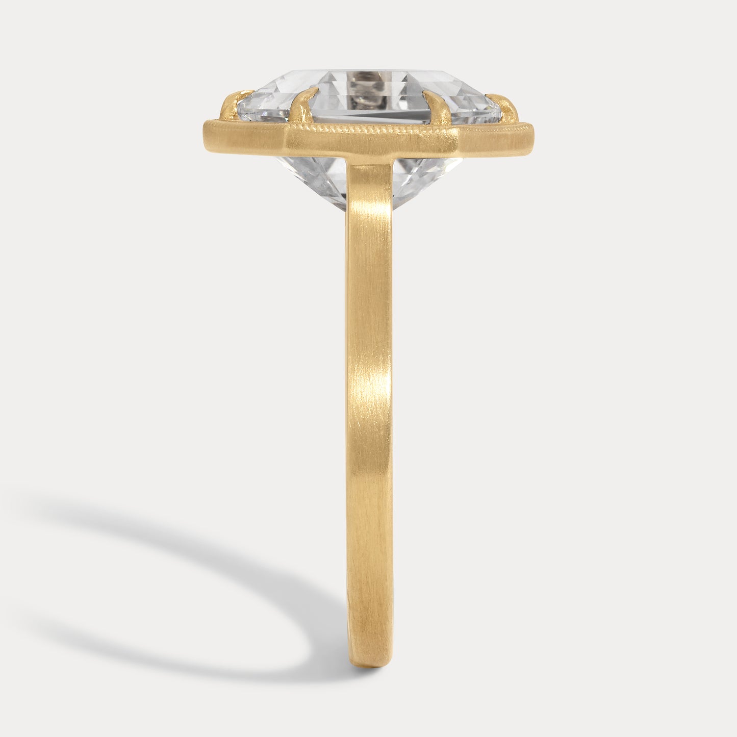 Hilary - 5.09ct Earth Mined Hexagon Engagement Ring