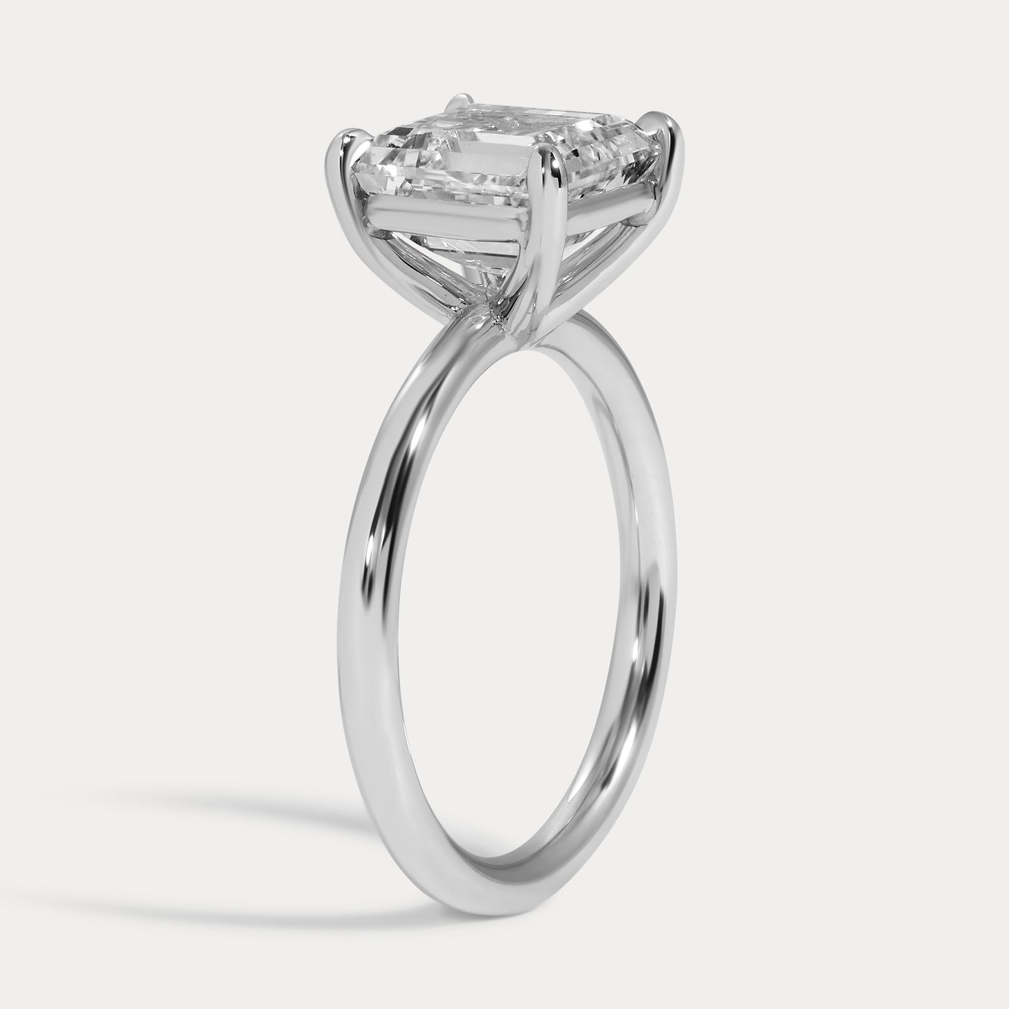 Caitlin - 3.03ct Lab Grown Carre Engagement Ring