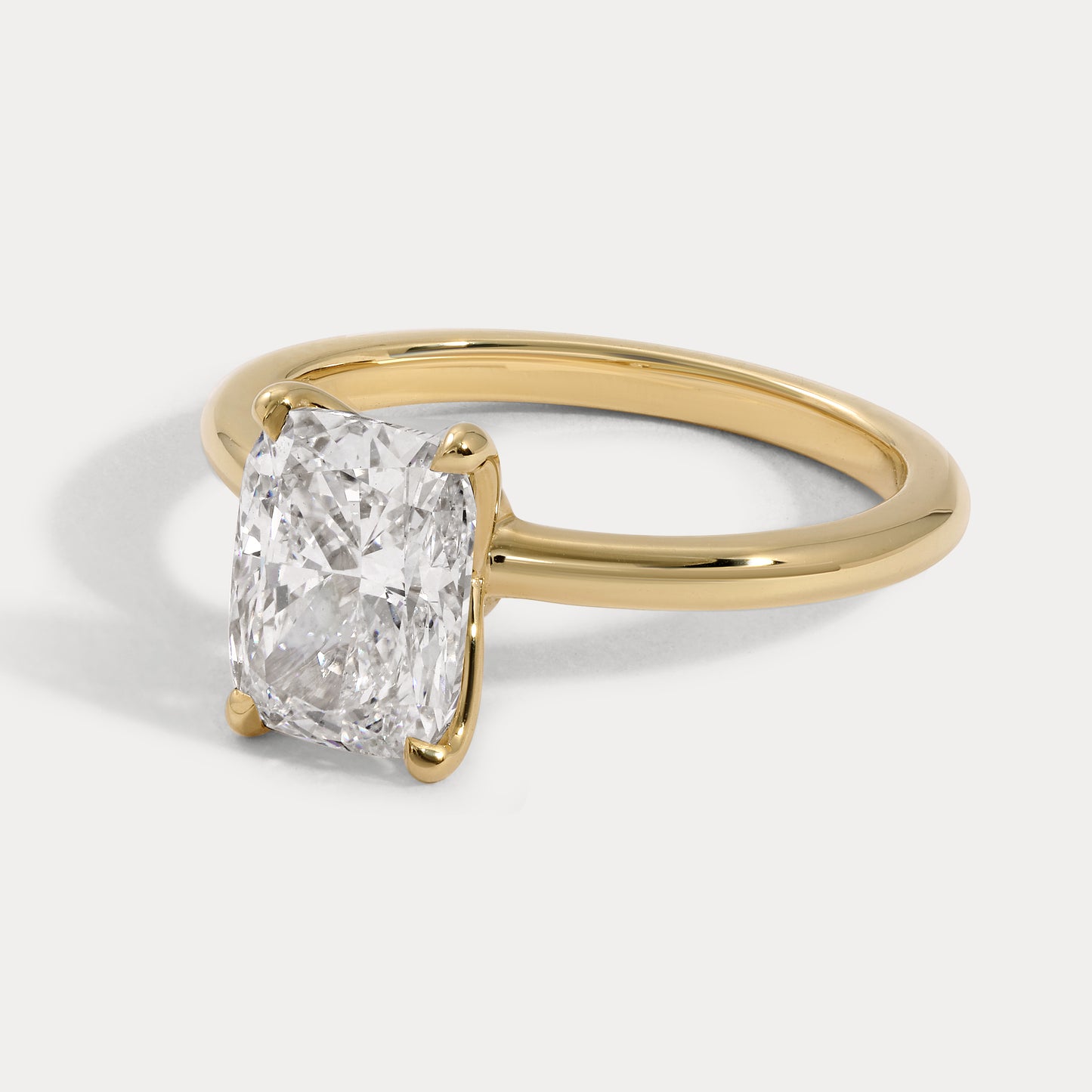 Hana - 2.01ct Lab Grown Cushion Engagement Ring