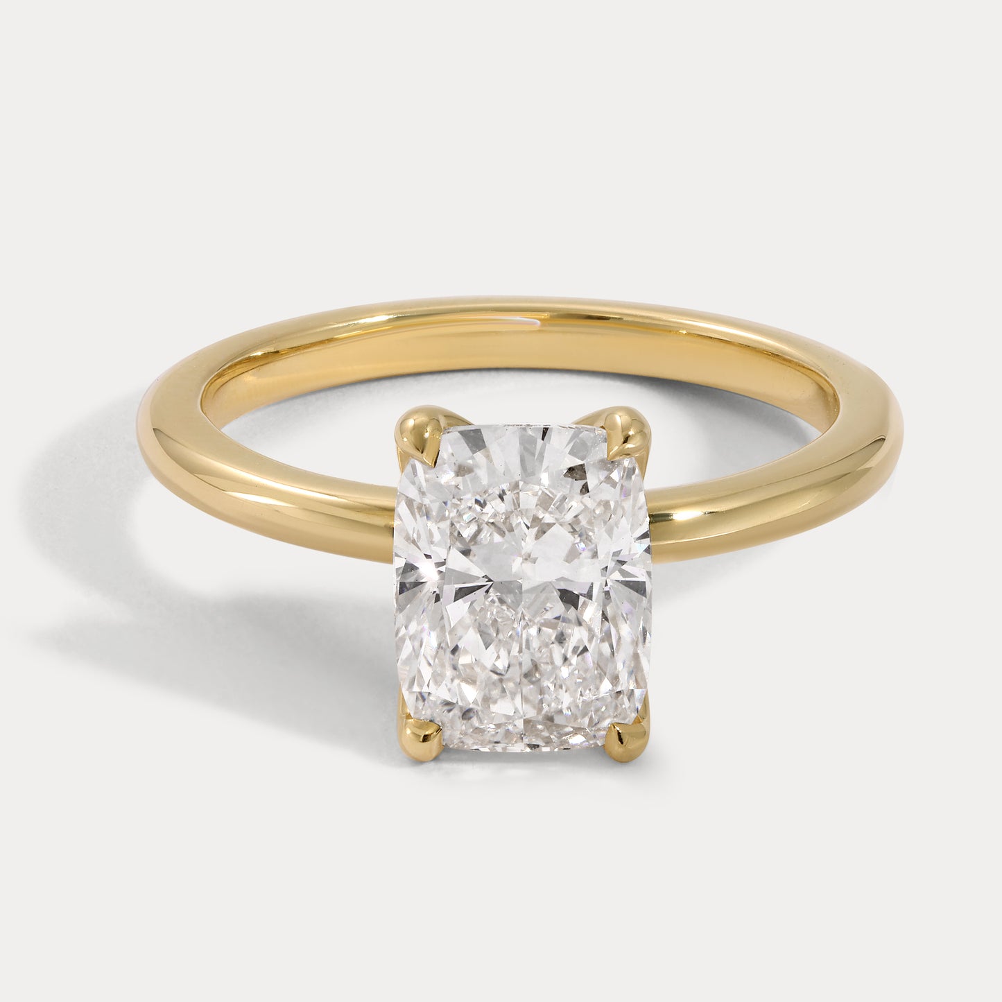 Hana - 2.01ct Lab Grown Cushion Engagement Ring