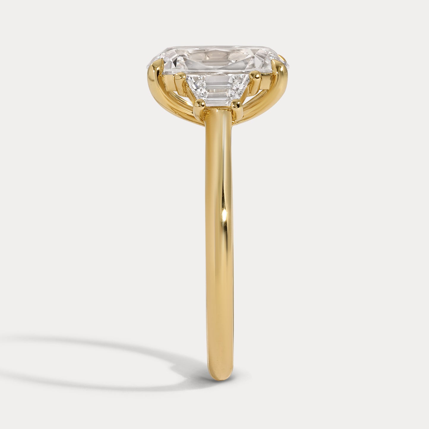 Jeni - 3.18ct Lab Grown Old Mine Engagement Ring