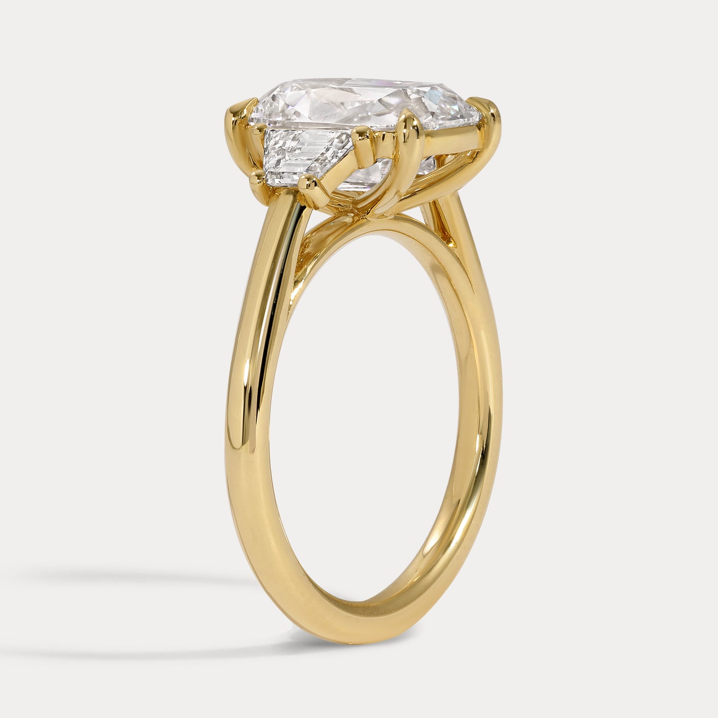 Jeni - 3.18ct Lab Grown Old Mine Engagement Ring