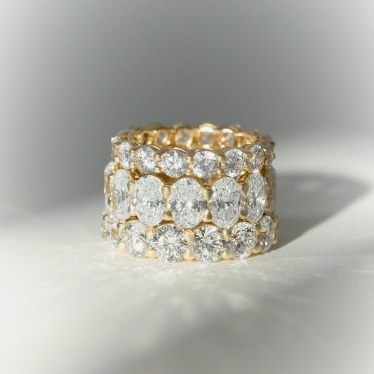 Diamond Pave Bands - Full Eternity