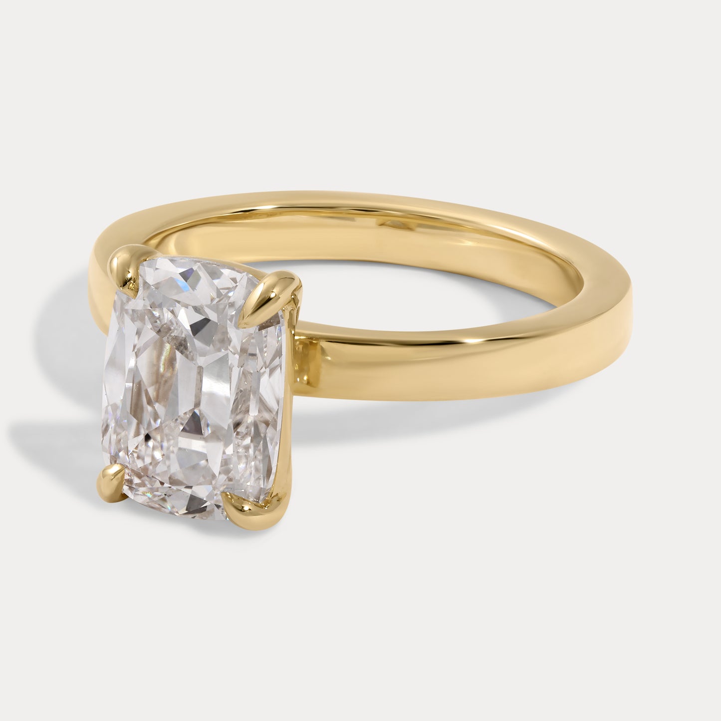 August - 2.53ct Lab Grown Old Mine Engagement Ring