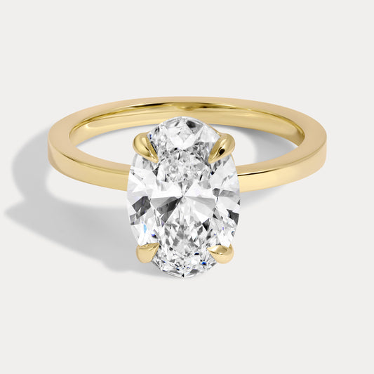 Mary - 2.52ct Lab Grown Oval Engagement Ring