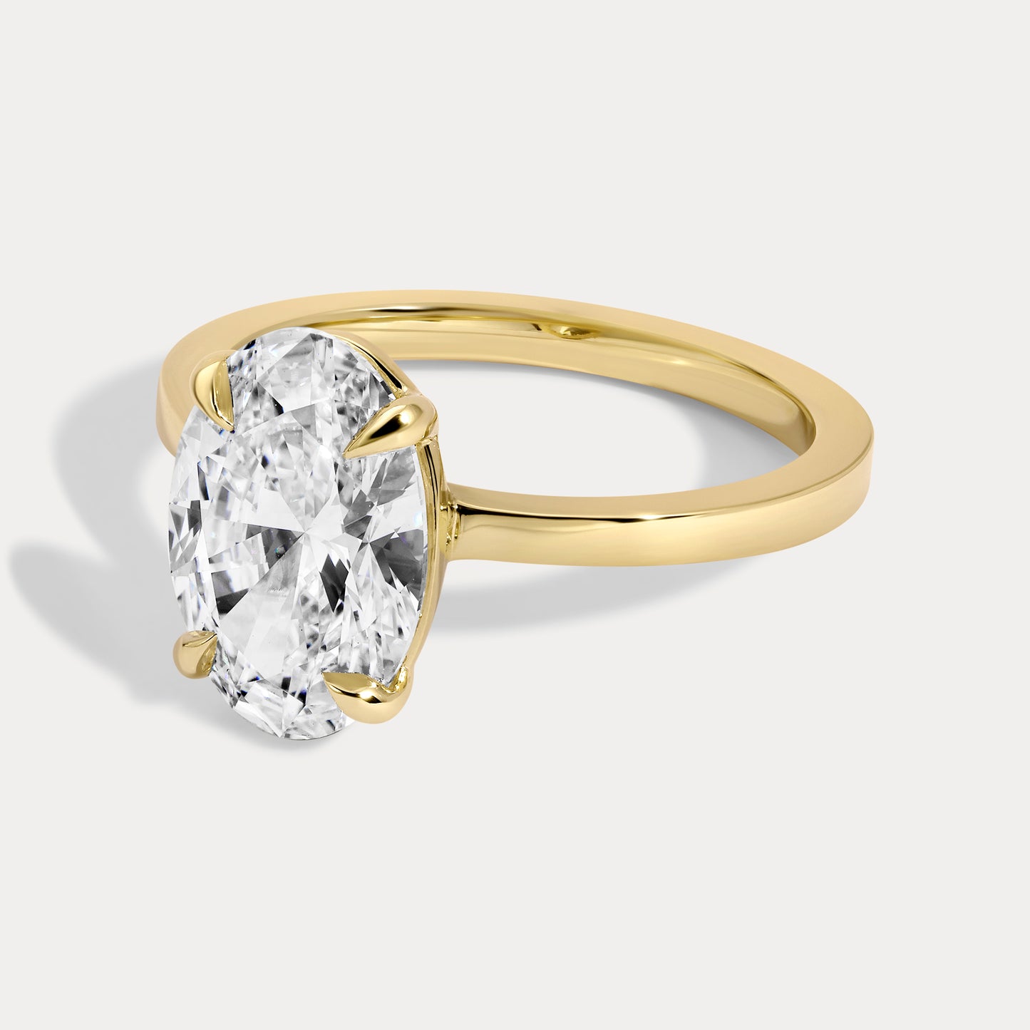 Mary - 2.52ct Lab Grown Oval Engagement Ring