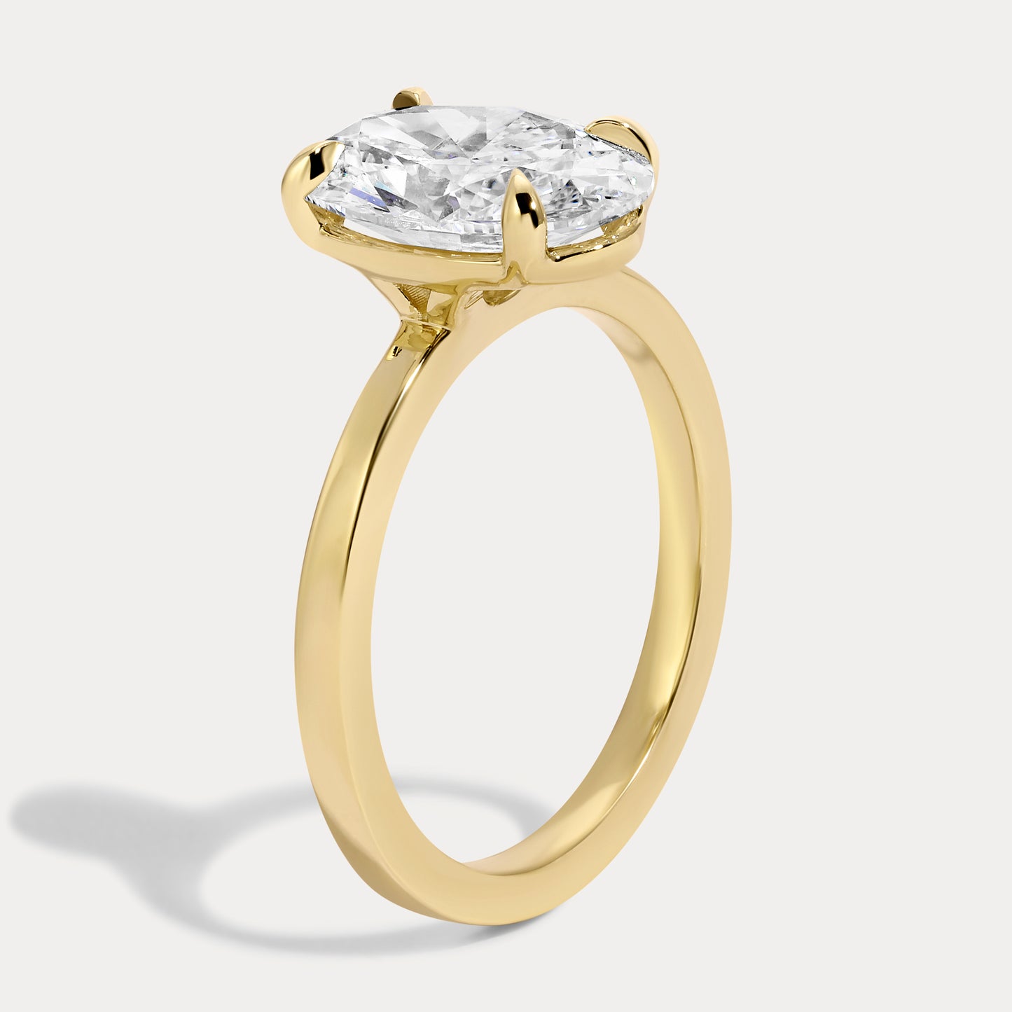 Mary - 2.52ct Lab Grown Oval Engagement Ring