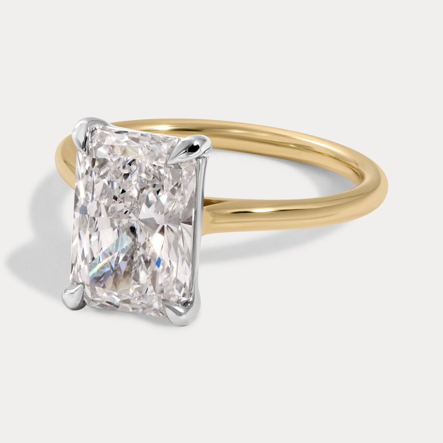Amanda - 3.00ct Lab Grown Radiant Engagement Ring