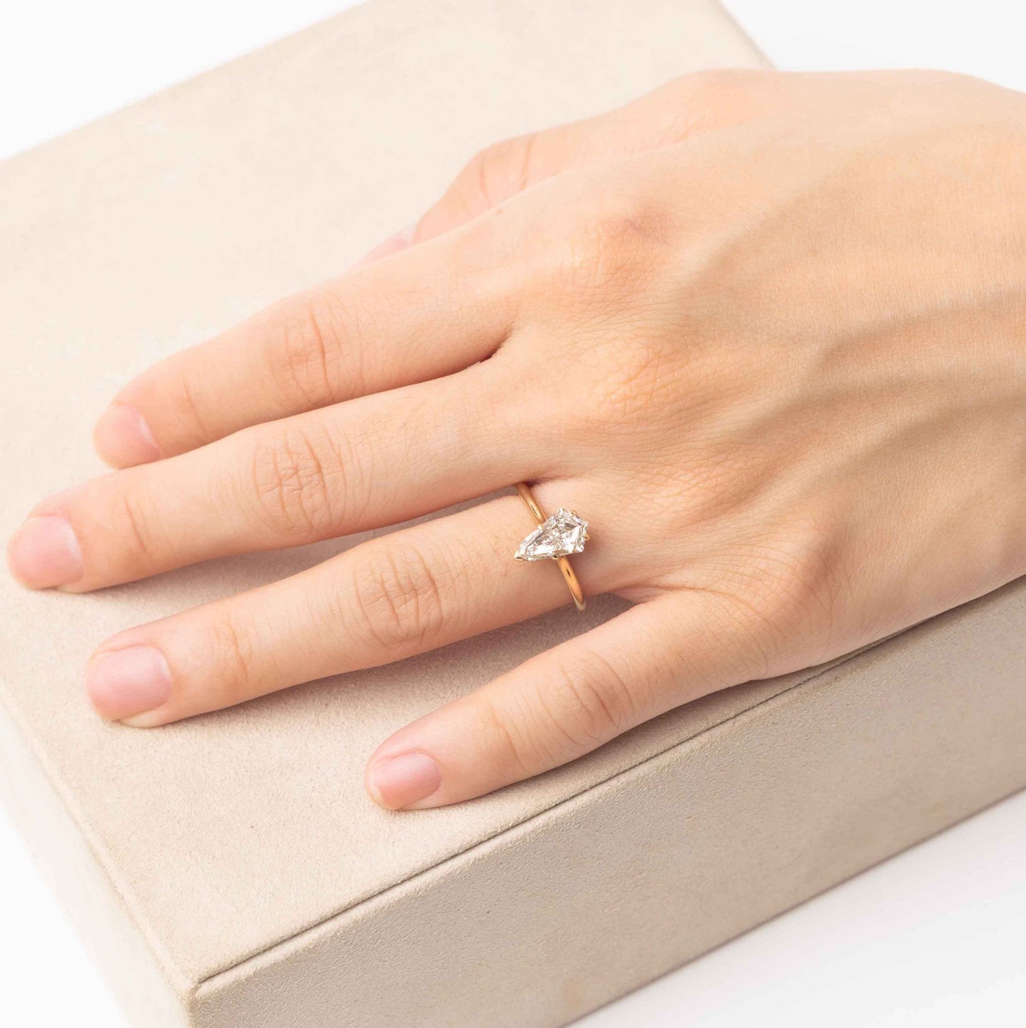 Claire - 1.25ct Lab Grown Kite Engagement Ring
