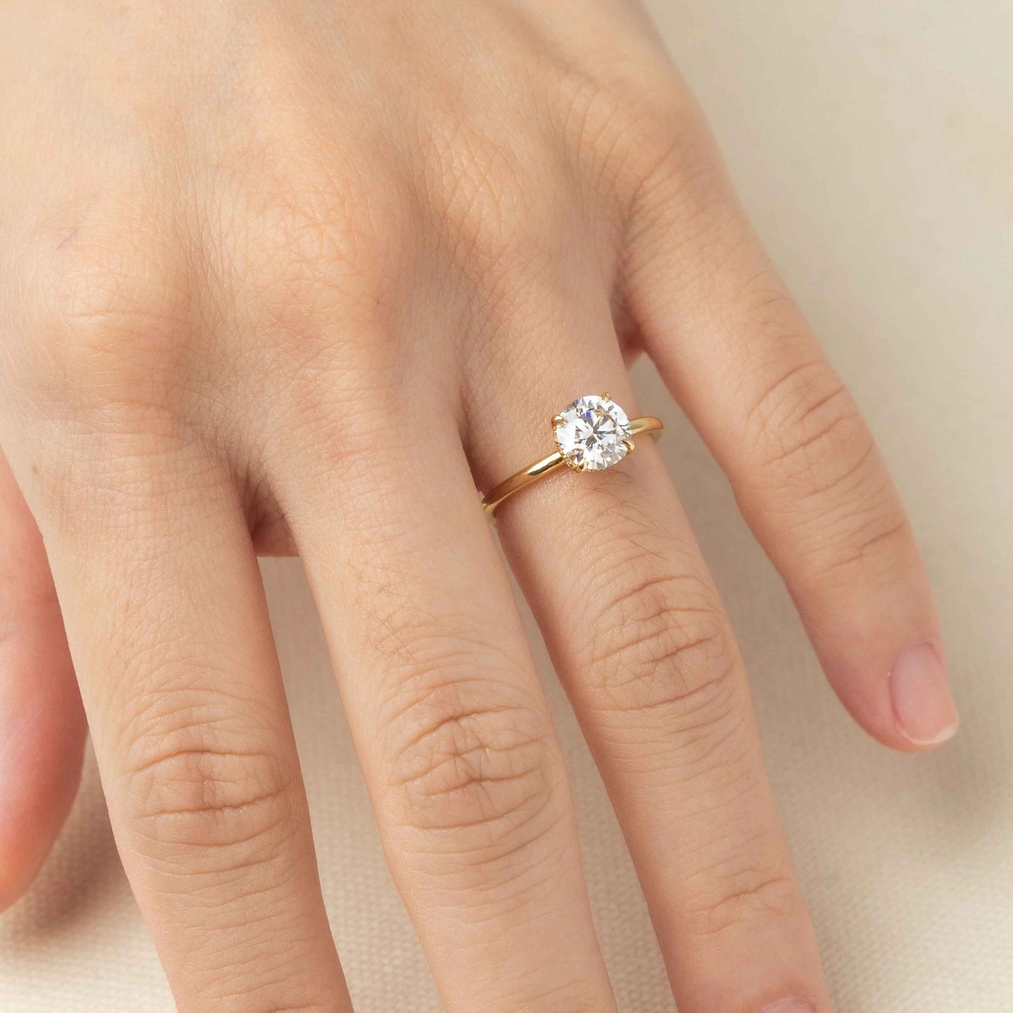 Esme - 1.20ct Lab Grown Round Engagement Ring