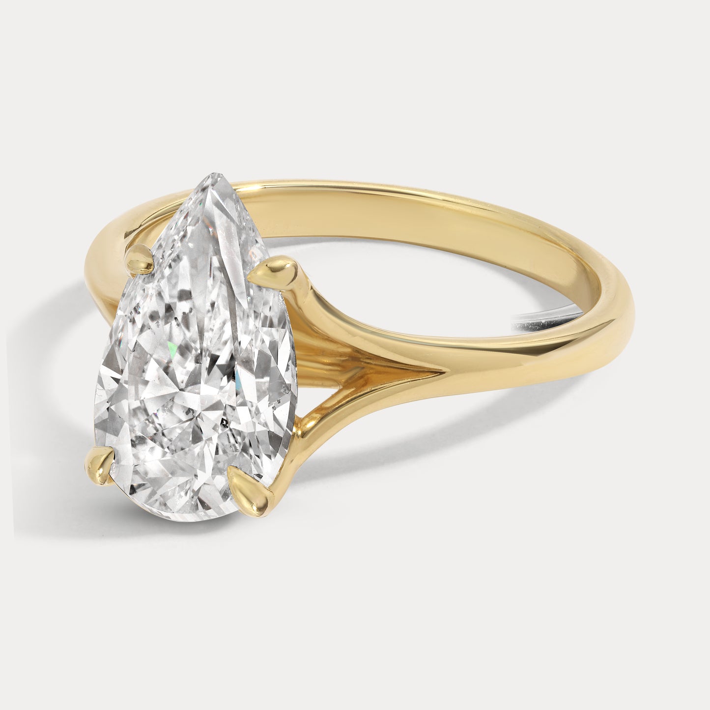 Alexa - 2.51ct Earth Mined Pear Engagement Ring