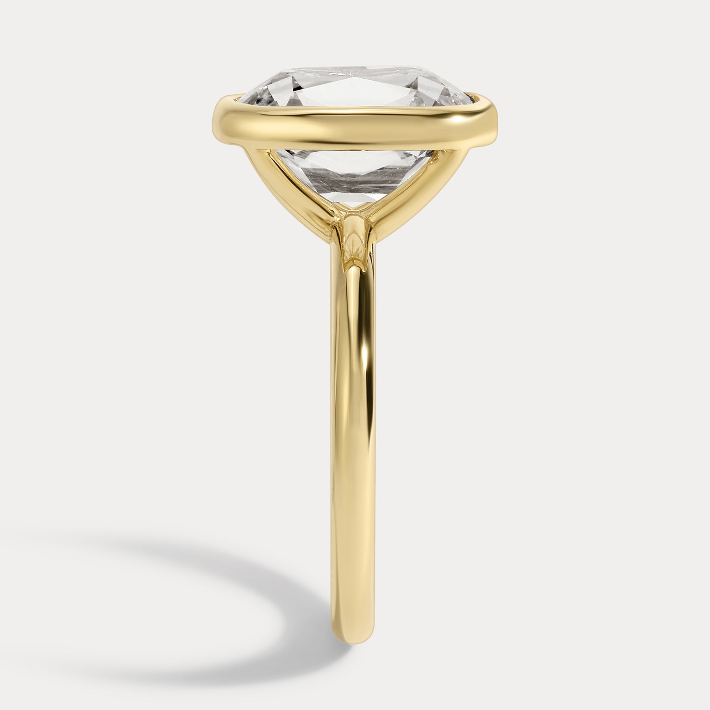 Ellie - 5.05ct Lab Grown Old Mine Engagement Ring