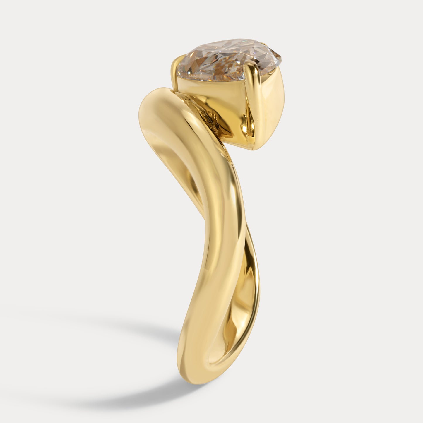 Kayley - 2.29ct Lab Grown Pear Engagement Ring