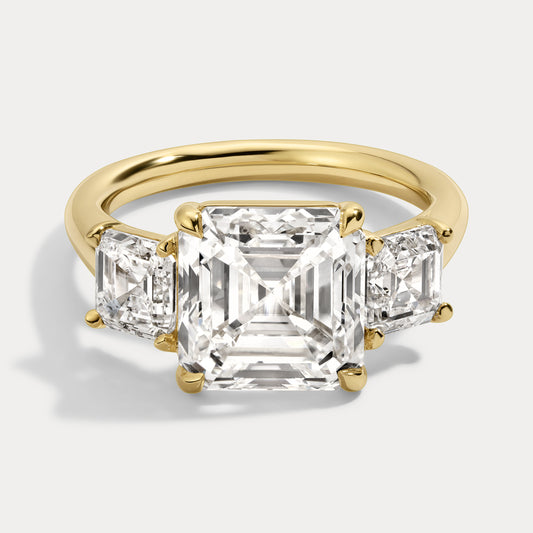 Jill - 5.04ct Lab Grown Asscher Engagement Ring
