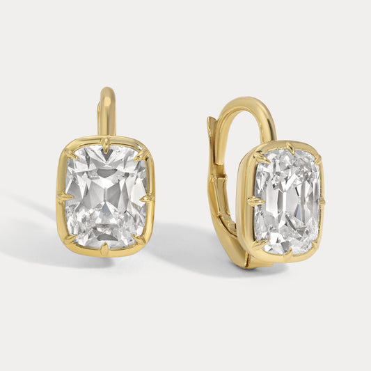 Old Mine Diamond Earrings