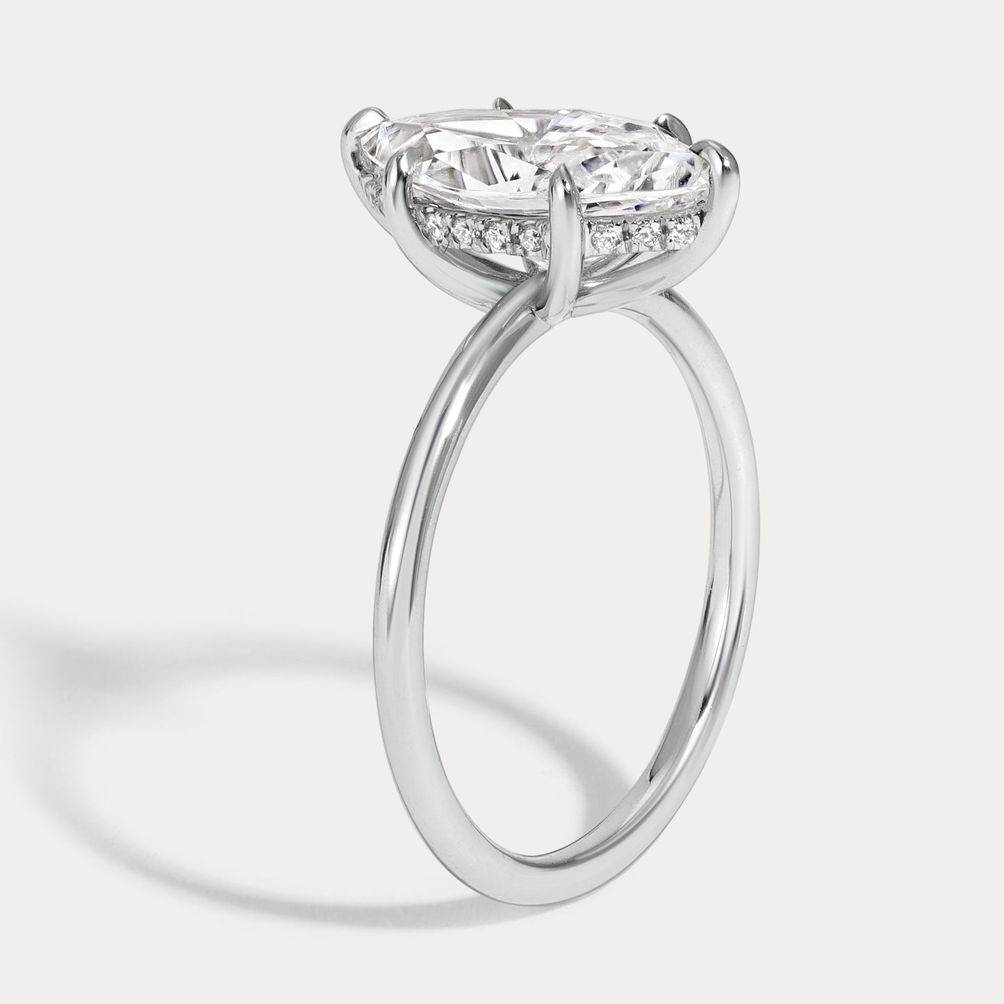 Courtney - 2.52ct Earth Mined Marquise Engagement Ring