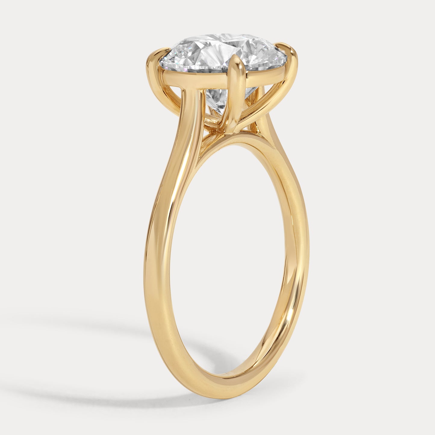 Cindy - 2.51ct Lab Grown Round Engagement Ring