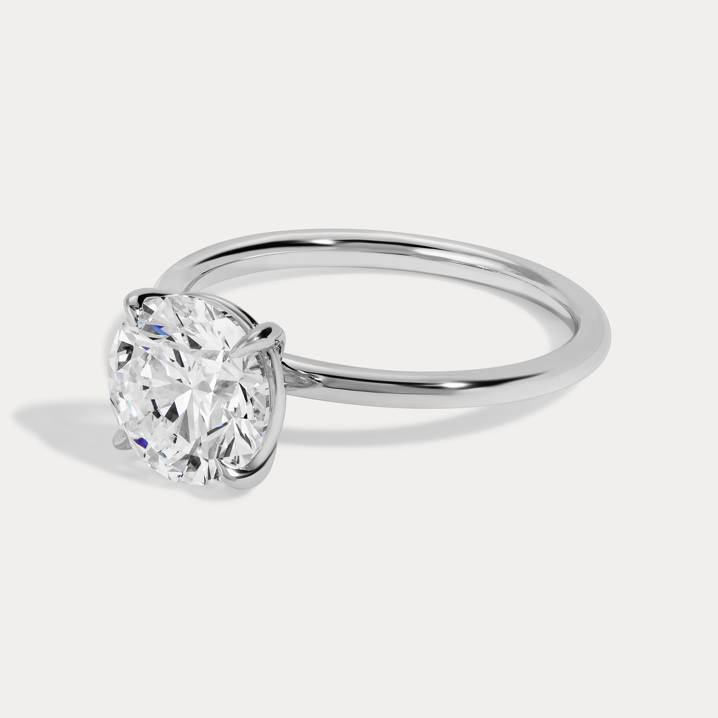 Christina - 2.91ct Lab Grown Round Engagement Ring