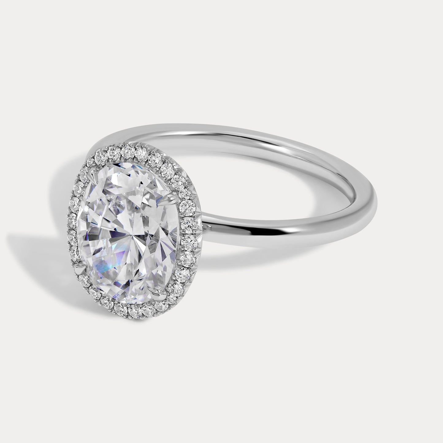 Melanie - 2.58ct Earth Mined Oval Engagement Ring