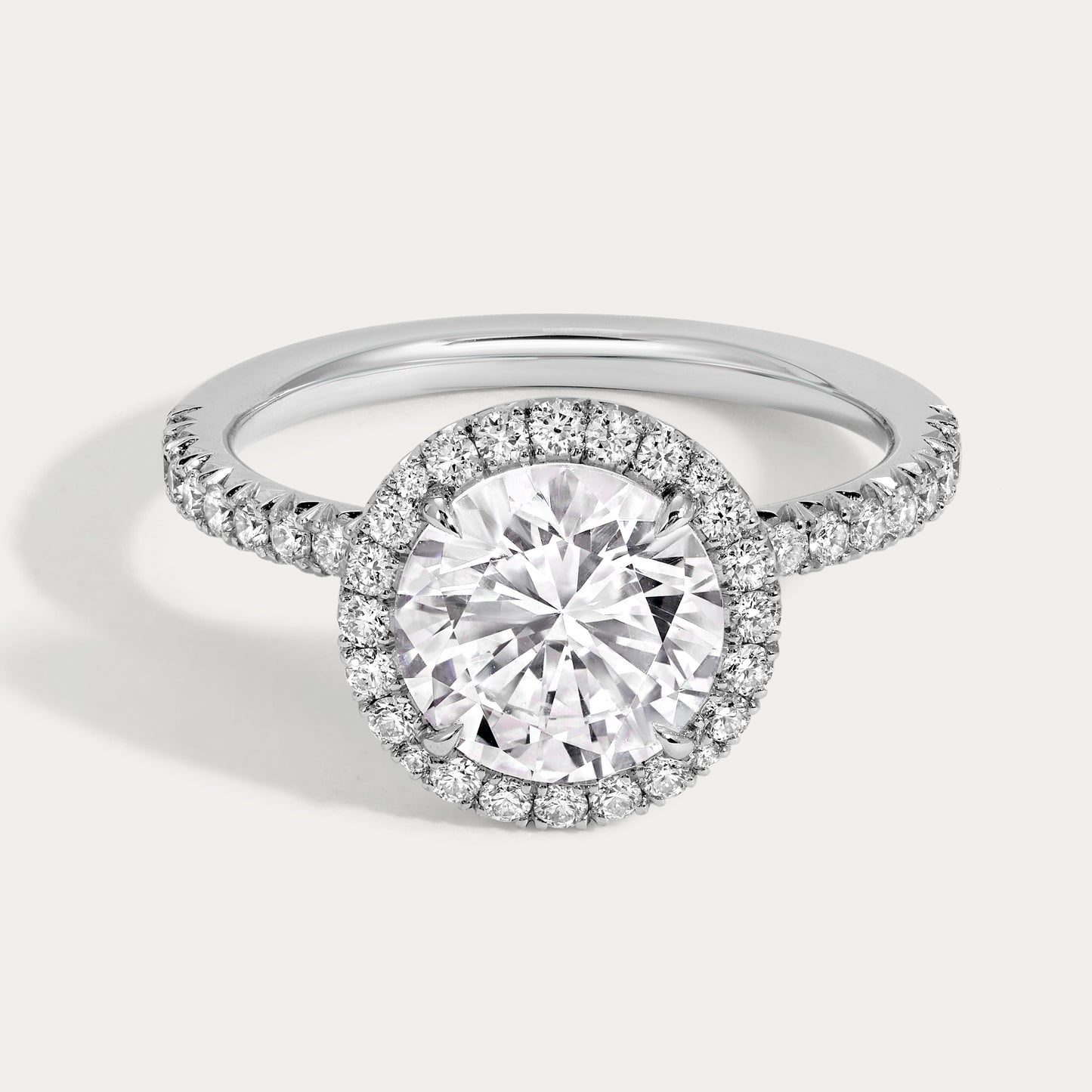 Sabrina - 3.01ct Earth Mined Round Engagement Ring