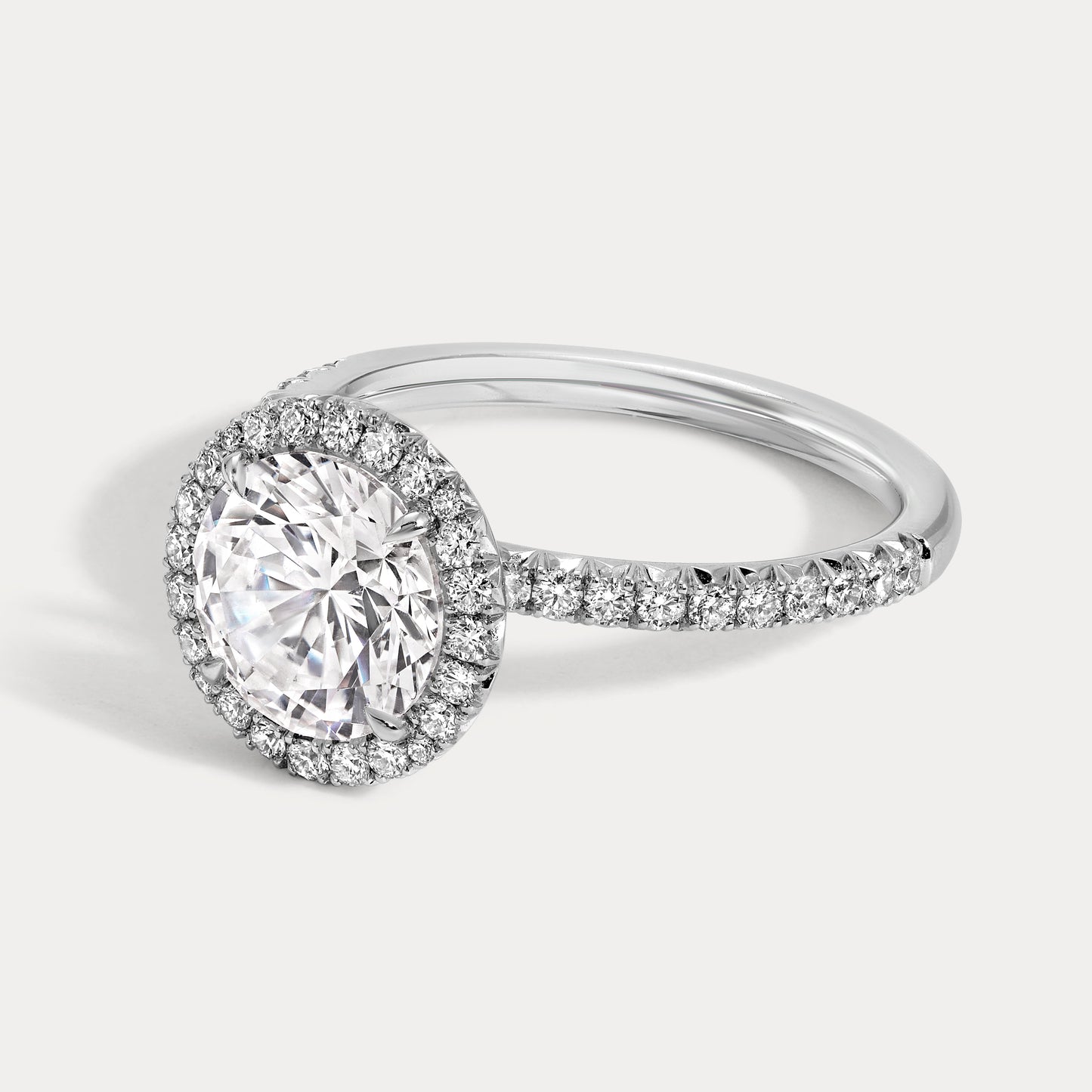 Sabrina - 3.01ct Earth Mined Round Engagement Ring