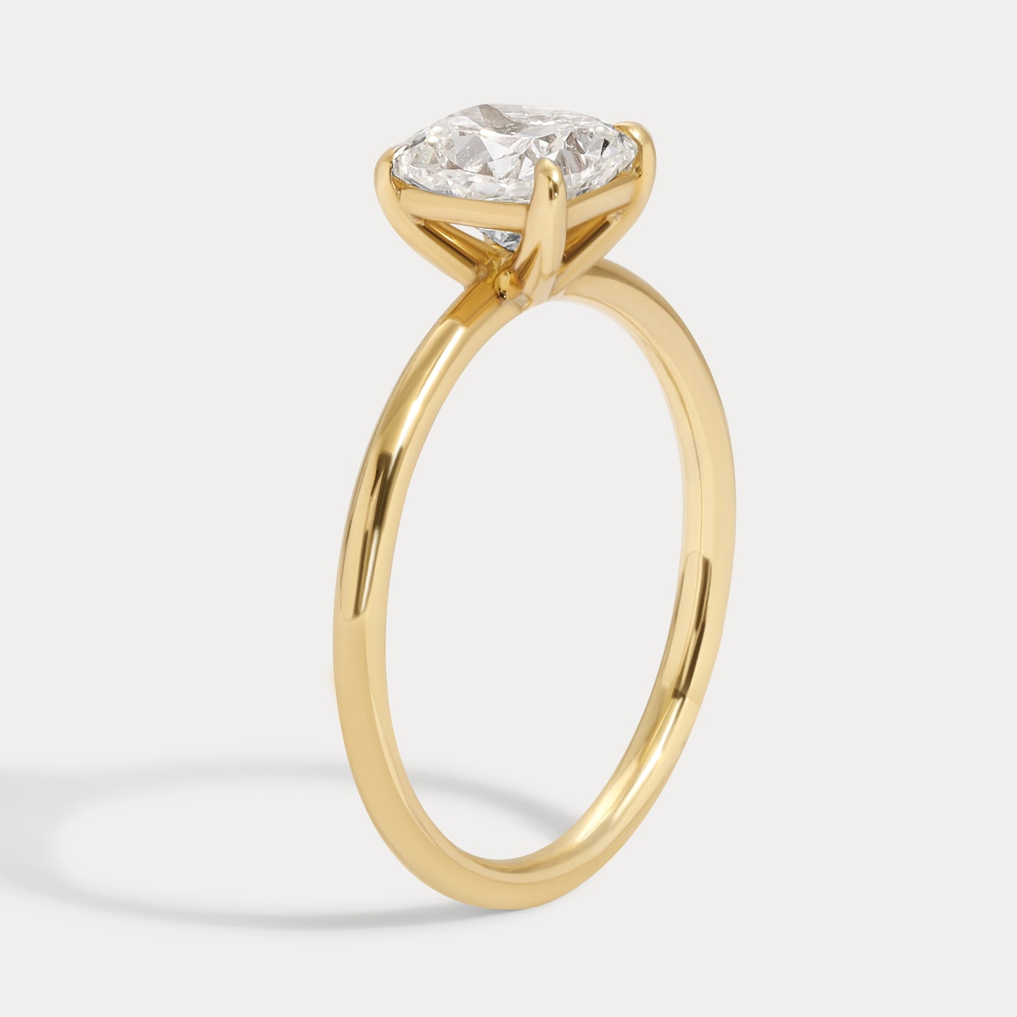 Layla - 1.17ct Earth Mined Cushion Engagement Ring