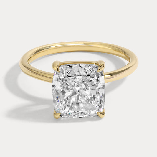 Steph - 4.00ct Lab Grown Cushion Engagement Ring