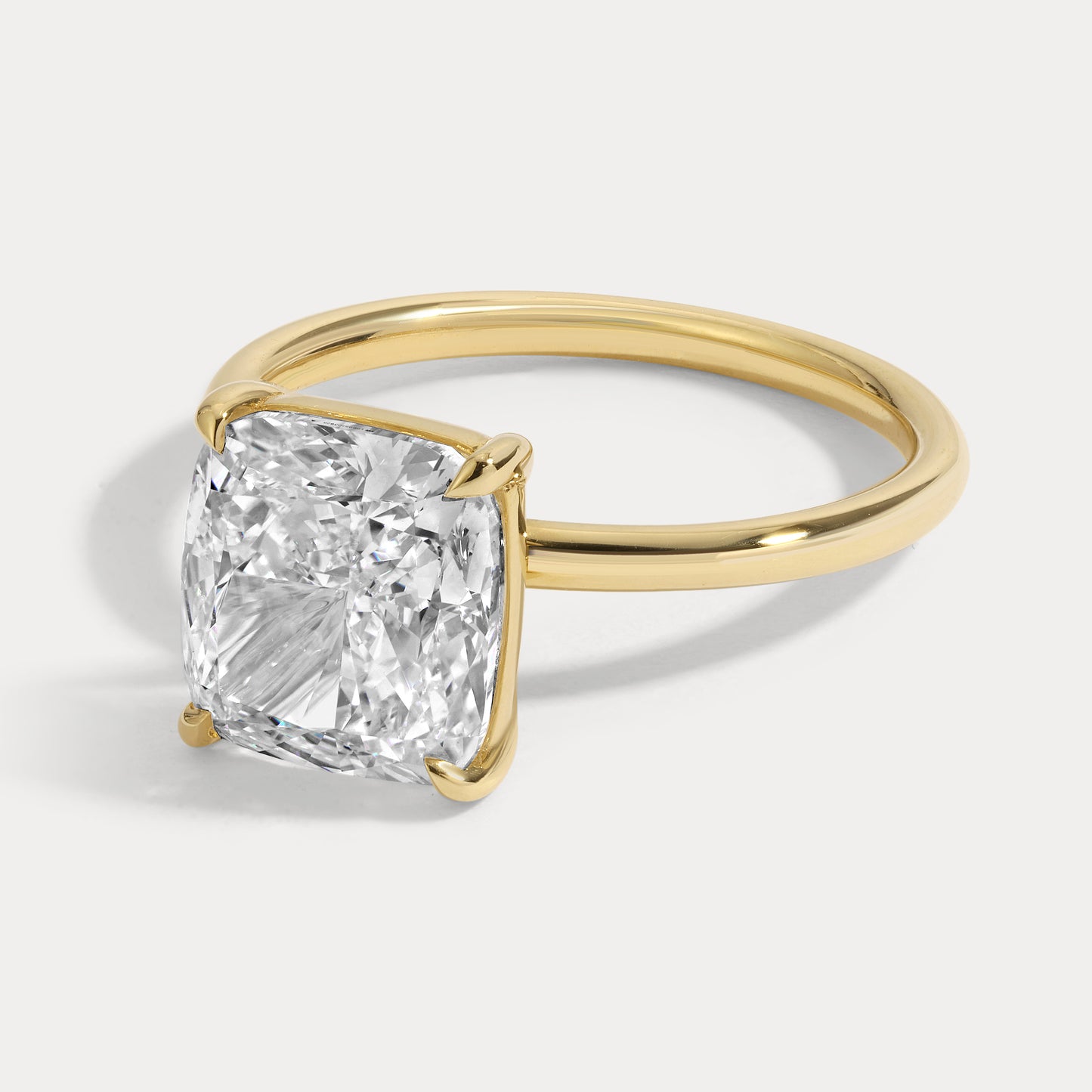 Steph - 4.00ct Lab Grown Cushion Engagement Ring