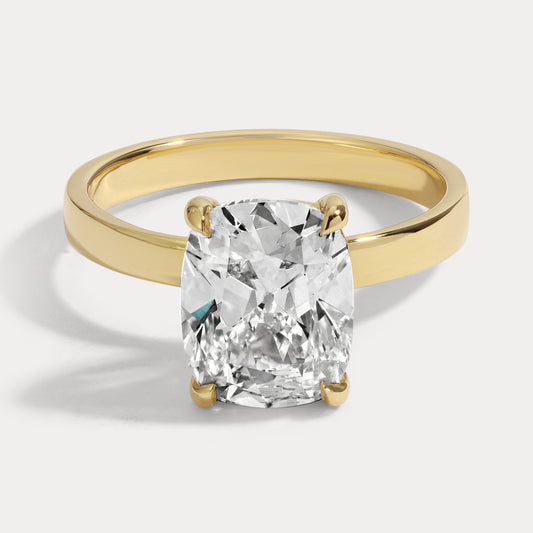 Emily - 3.02ct Lab Grown Old Mine Engagement Ring